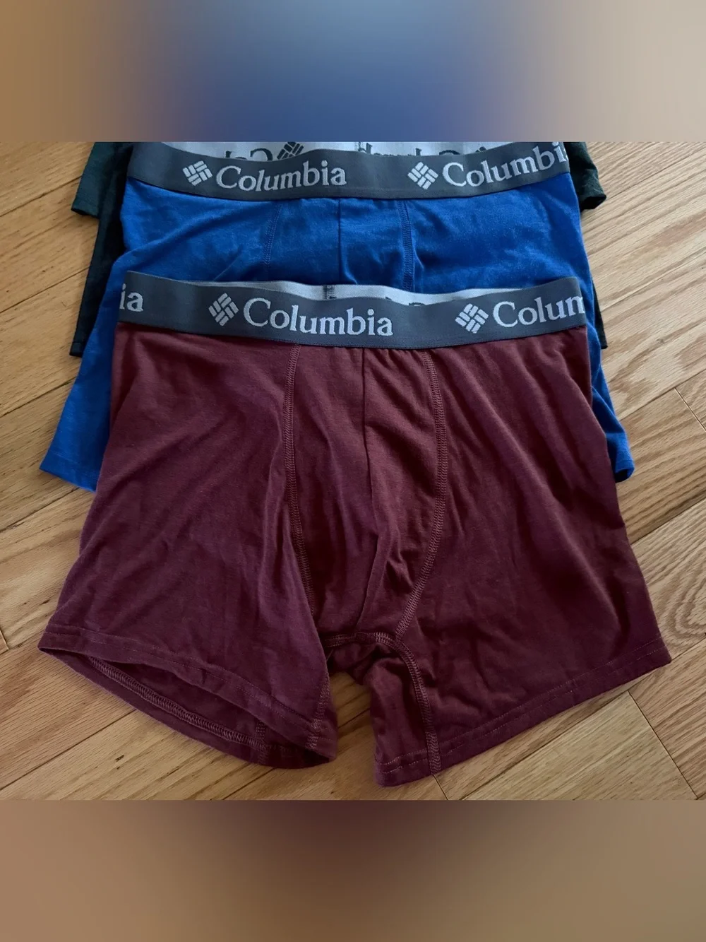 Columbia jersey knit men’s boxer briefs M
